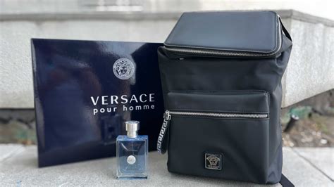 versace backpack gift with purchase|macy's versace perfume with backpack.